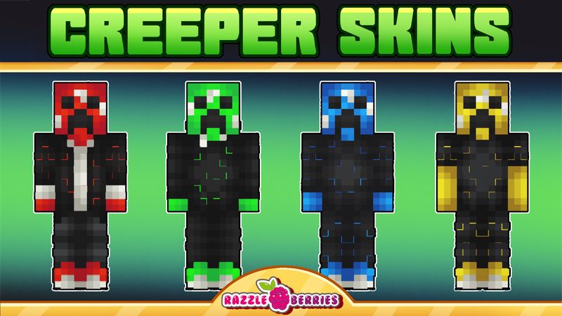 Creeper Skins on the Minecraft Marketplace by Razzleberries
