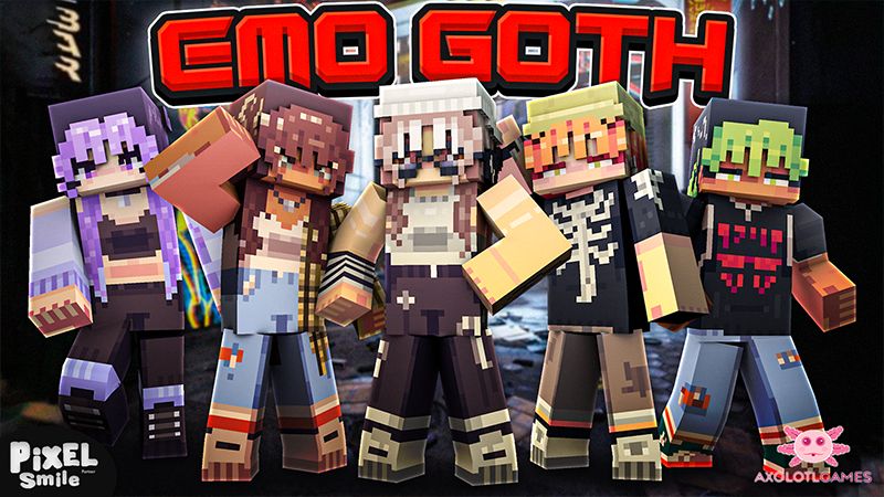 Emo Goth on the Minecraft Marketplace by Pixel Smile Studios