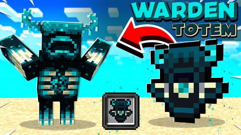 Warden Totem on the Minecraft Marketplace by Dark Lab Creations Warden Totem on the Minecraft Marketplace by Dark Lab Creations