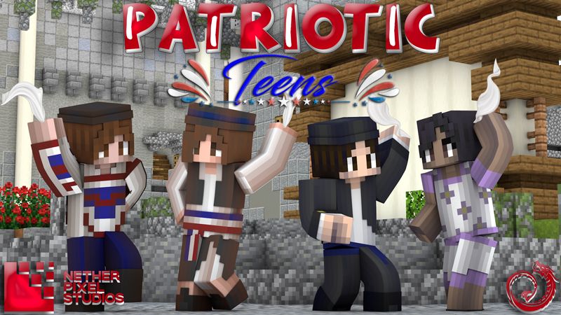 Patriotic Teens on the Minecraft Marketplace by Netherpixel Patriotic Teens on the Minecraft Marketplace by Netherpixel