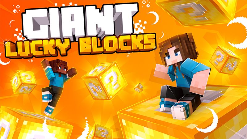 Giant Lucky Blocks on the Minecraft Marketplace by Cynosia Giant Lucky Blocks on the Minecraft Marketplace by Cynosia