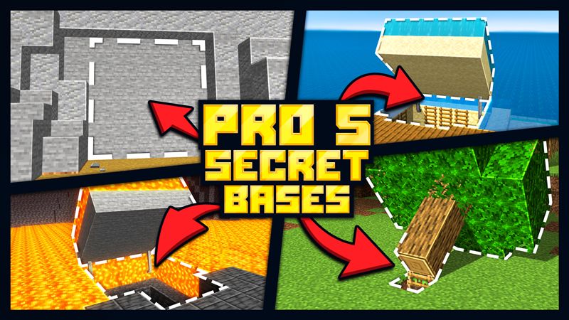 PRO 5 Secret Bases on the Minecraft Marketplace by GoE-Craft