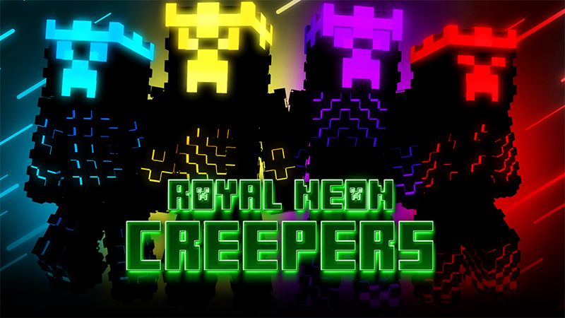 Royal Neon Creepers on the Minecraft Marketplace by Cypress Games