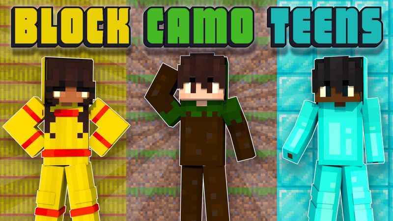 Block Camo Teens on the Minecraft Marketplace by Asiago Bagels