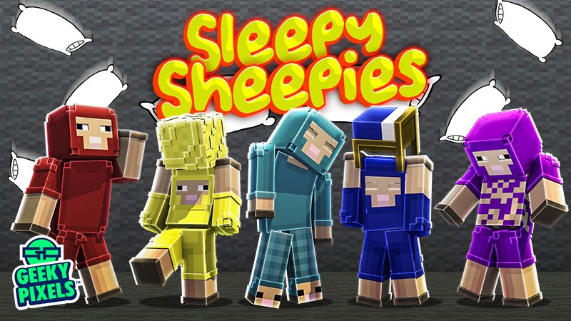 Sleepy Sheepies on the Minecraft Marketplace by Geeky Pixels Sleepy Sheepies on the Minecraft Marketplace by Geeky Pixels