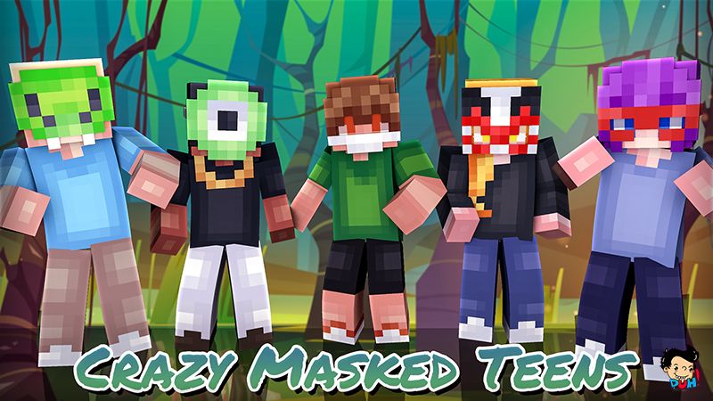 Crazy Masked Teens on the Minecraft Marketplace by Duh Crazy Masked Teens on the Minecraft Marketplace by Duh