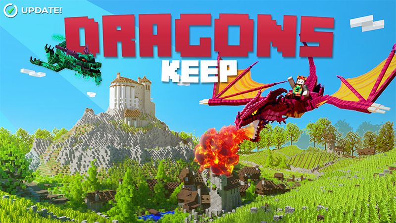 Dragons Keep on the Minecraft Marketplace by Aurrora