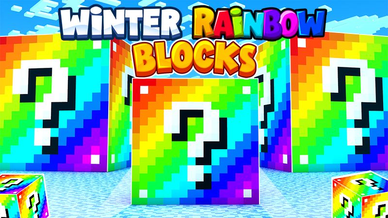 Winter Rainbow Blocks