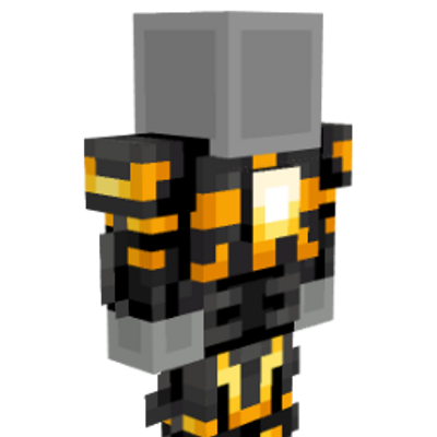 Yellow SciFi Armour on the Minecraft Marketplace by Pixel Paradise