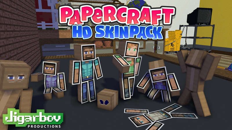 Papercraft HD Skin Pack