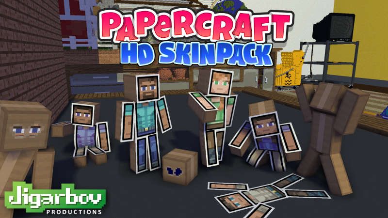 Papercraft Survival in Minecraft Marketplace