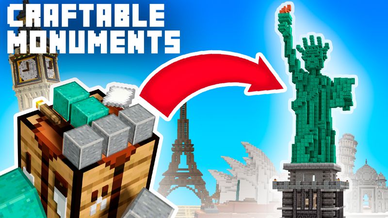 Giant Statue of Liberty of New York in Minecraft