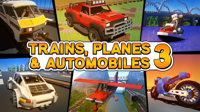 Trains Planes  Automobiles 3 on the Minecraft Marketplace by Lifeboat