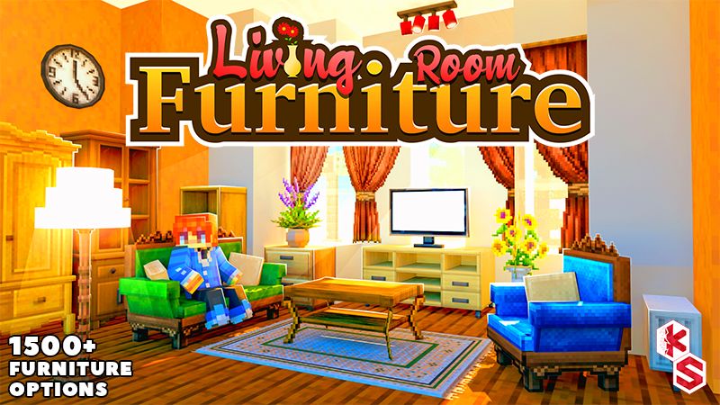 Living Room Furniture on the Minecraft Marketplace by Kreatik Studios Living Room Furniture on the Minecraft Marketplace by Kreatik Studios