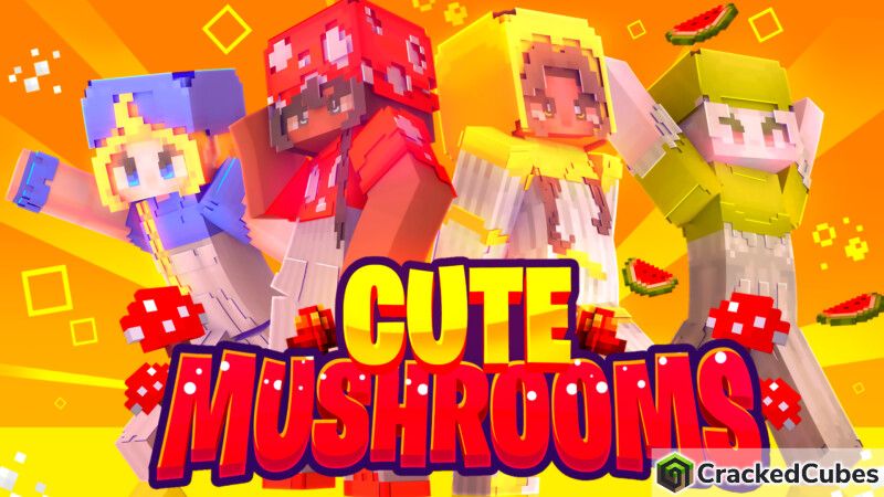 Cute Mushrooms on the Minecraft Marketplace by CrackedCubes Cute Mushrooms on the Minecraft Marketplace by CrackedCubes