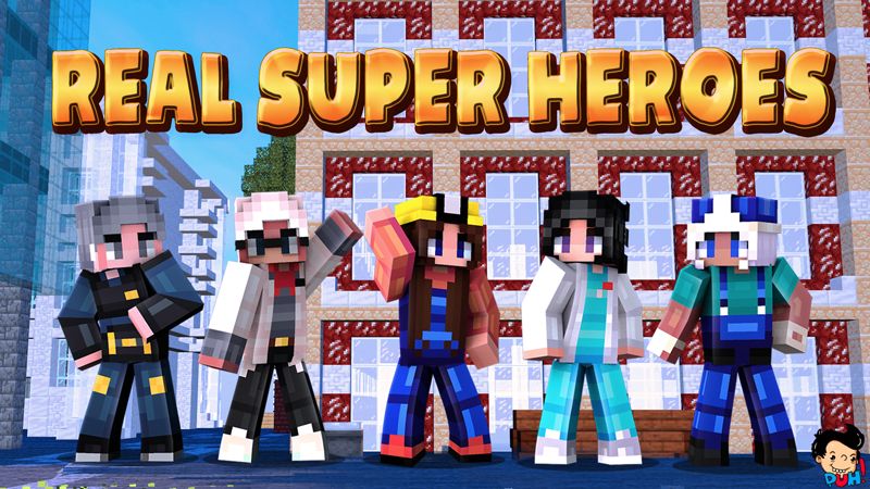 Real Super Heroes on the Minecraft Marketplace by Duh Real Super Heroes on the Minecraft Marketplace by Duh