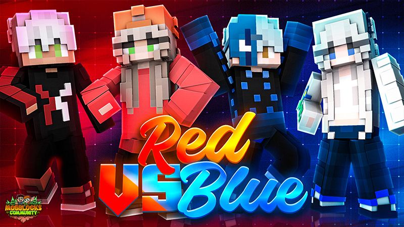 Red vs Blue on the Minecraft Marketplace by MobBlocks Red vs Blue on the Minecraft Marketplace by MobBlocks