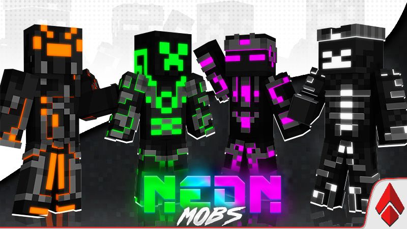 Neon Mobs on the Minecraft Marketplace by Netherfly
