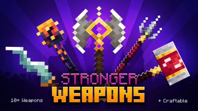 Stronger Weapons on the Minecraft Marketplace by BLOCKLAB Studios