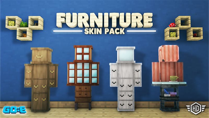 Furniture Skin Pack By Goe Craft, How To Make A Comfy Chair In Minecraft