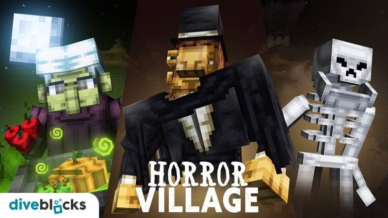Horror Village on the Minecraft Marketplace by Diveblocks Horror Village on the Minecraft Marketplace by Diveblocks