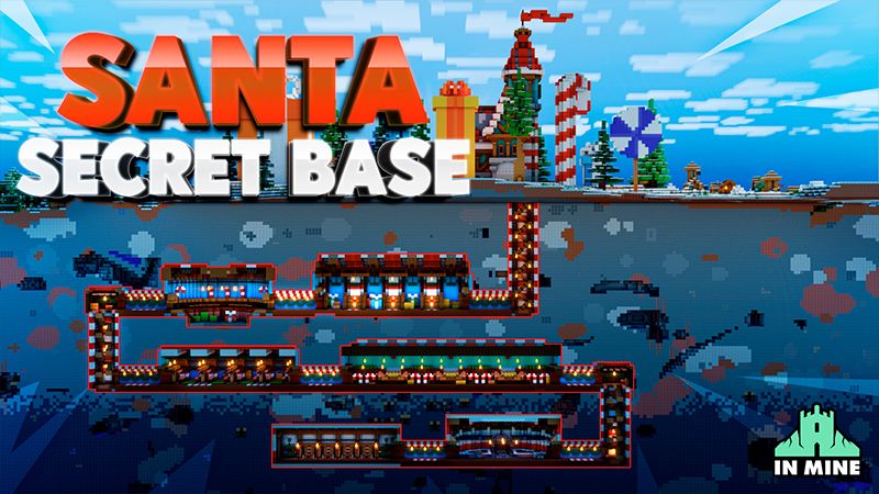 Santa Secret Base on the Minecraft Marketplace by In Mine