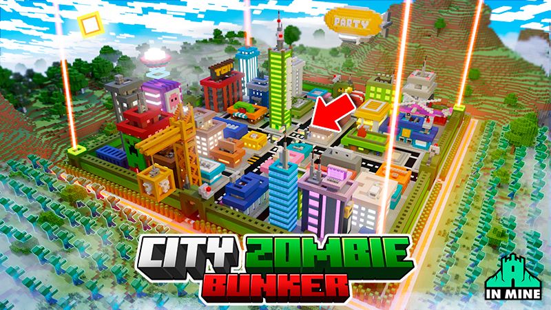 City Zombie Bunker on the Minecraft Marketplace by In Mine