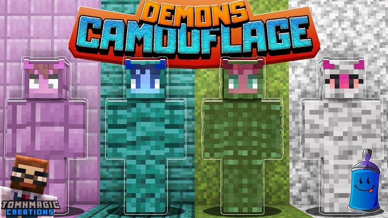 Demons Camouflage on the Minecraft Marketplace by Tomhmagic Creations Demons Camouflage on the Minecraft Marketplace by Tomhmagic Creations