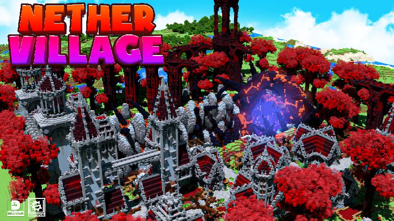 Nether Village on the Minecraft Marketplace by Gearblocks Nether Village on the Minecraft Marketplace by Gearblocks