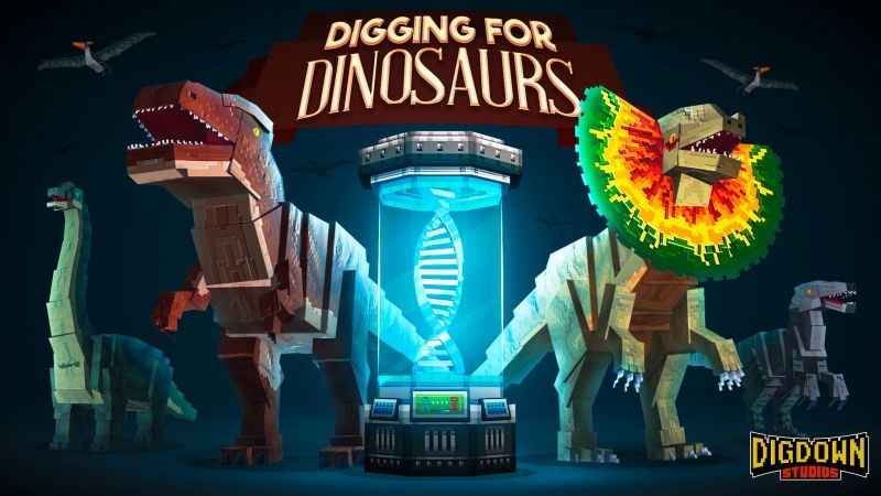 Digging For Dinosaurs on the Minecraft Marketplace by Dig Down Studios