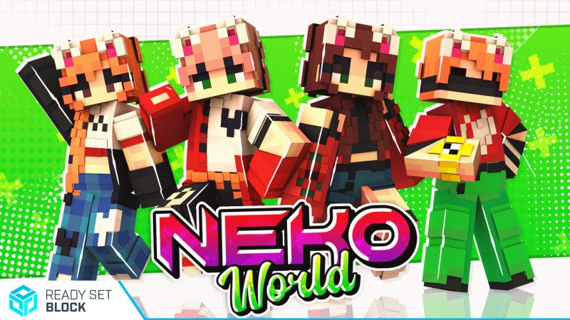 Neko World on the Minecraft Marketplace by Ready, Set, Block! Neko World on the Minecraft Marketplace by Ready, Set, Block!