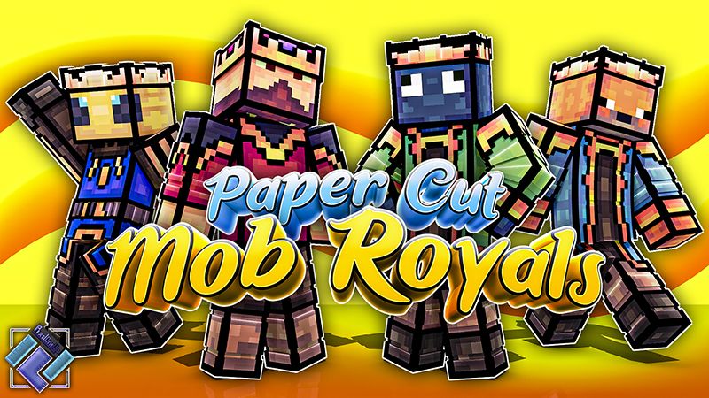 Paper Cut Mob Royals on the Minecraft Marketplace by PixelOneUp