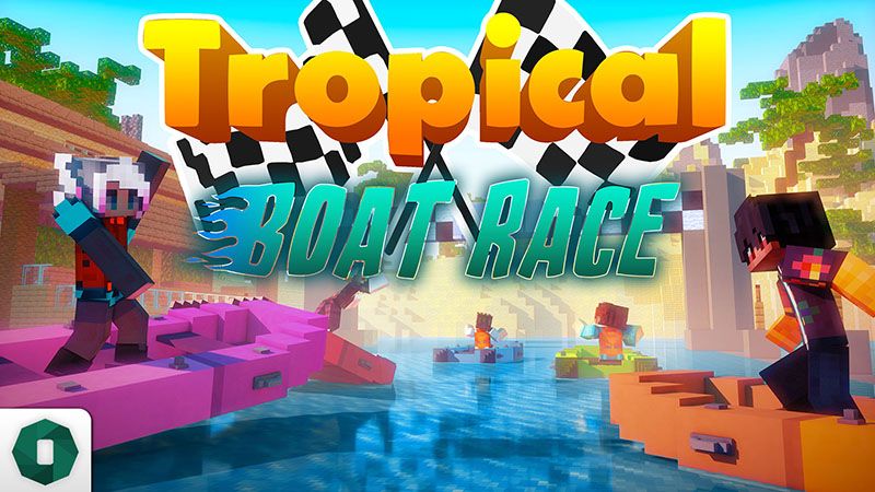 Tropical Boat Race on the Minecraft Marketplace by Octovon