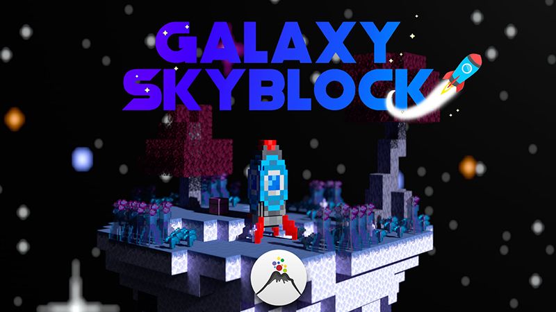 Galaxy Skyblock on the Minecraft Marketplace by Volcano Galaxy Skyblock on the Minecraft Marketplace by Volcano