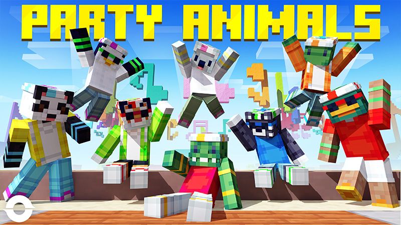 Party Animals on the Minecraft Marketplace by Odyssey Builds Party Animals on the Minecraft Marketplace by Odyssey Builds