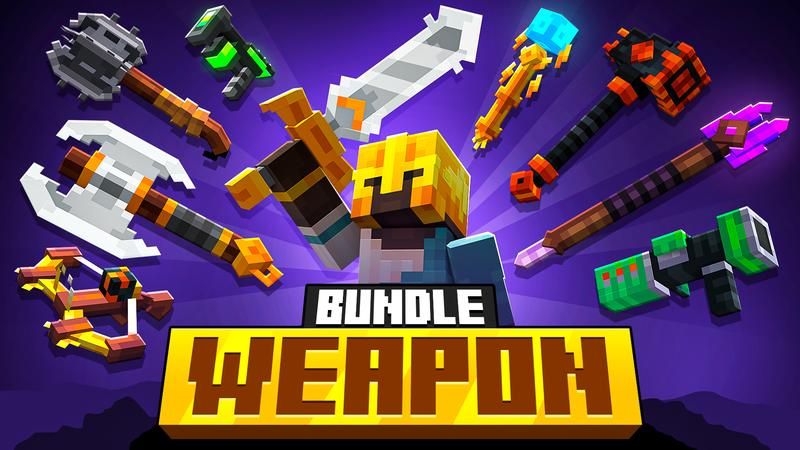 Weapon Bundle on the Minecraft Marketplace by Cubed Creations