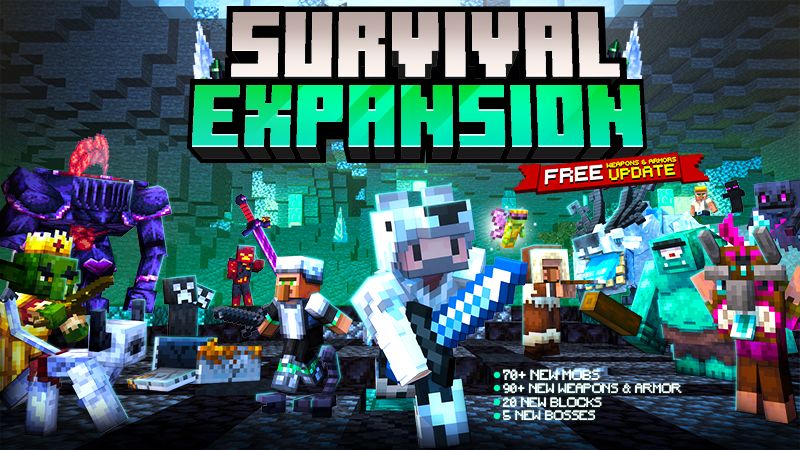 Survival Expansion on the Minecraft Marketplace by Kubo Studios