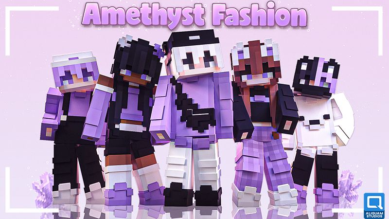Amethyst Fashion on the Minecraft Marketplace by Aliquam Studios Amethyst Fashion on the Minecraft Marketplace by Aliquam Studios