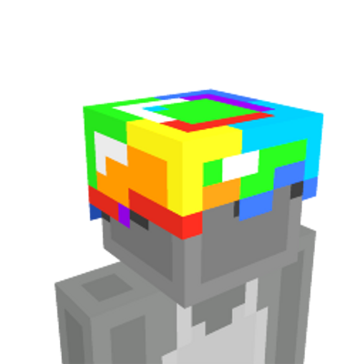 Rainbow Helmet on the Minecraft Marketplace by Blocky
