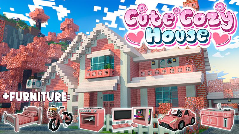 Cute Cozy House on the Minecraft Marketplace by Heropixel Games Cute Cozy House on the Minecraft Marketplace by Heropixel Games