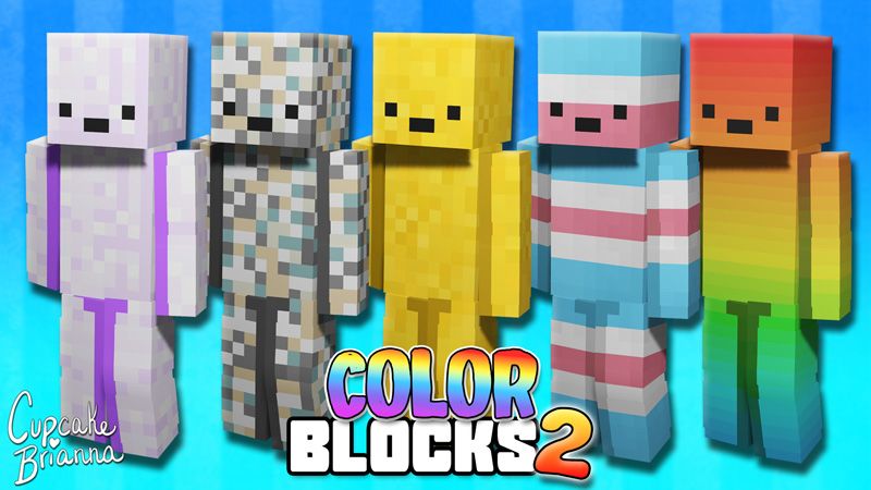 Color Blocks 2 Skin Pack on the Minecraft Marketplace by CupcakeBrianna