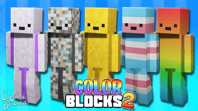 Color Blocks 2 Skin Pack on the Minecraft Marketplace by CupcakeBrianna Color Blocks 2 Skin Pack on the Minecraft Marketplace by CupcakeBrianna
