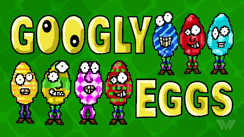 Googly Eggs on the Minecraft Marketplace by Wandering Wizards Googly Eggs on the Minecraft Marketplace by Wandering Wizards