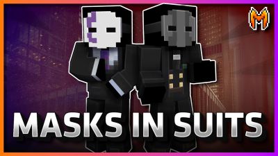 Masks in Suits on the Minecraft Marketplace by Metallurgy Blockworks