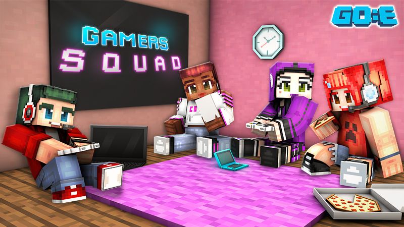 Gamers Squad on the Minecraft Marketplace by GoE-Craft Gamers Squad on the Minecraft Marketplace by GoE-Craft