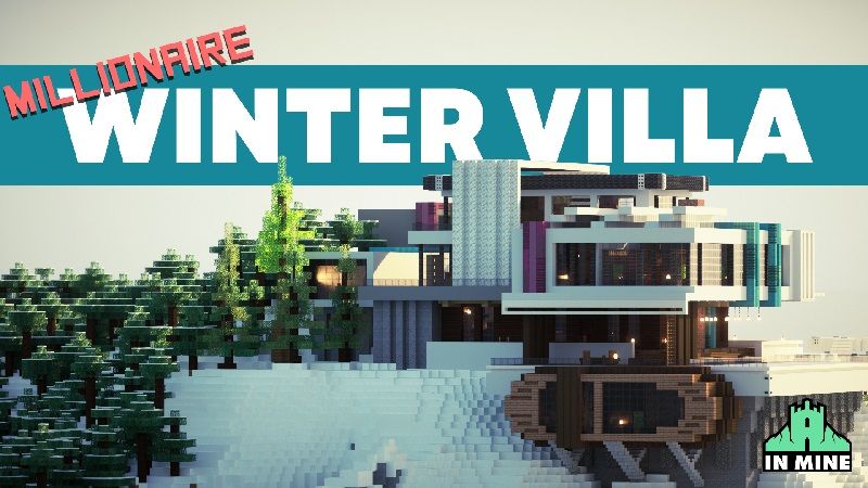Millionaire Winter Villa on the Minecraft Marketplace by In Mine