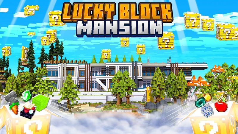 Lucky Block Mansion on the Minecraft Marketplace by Street Studios