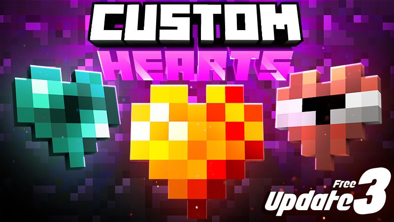 Custom Hearts on the Minecraft Marketplace by Glowfischdesigns