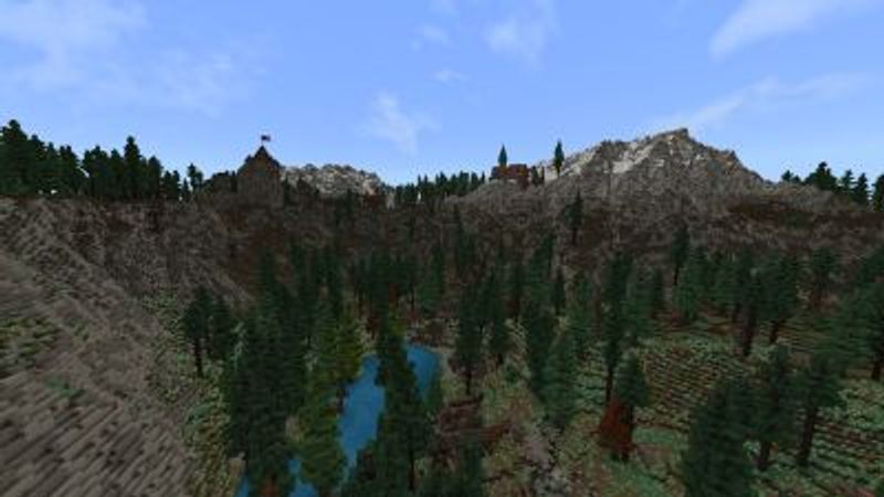 Forlorn Valley on the Minecraft Marketplace by Aurafall Studios