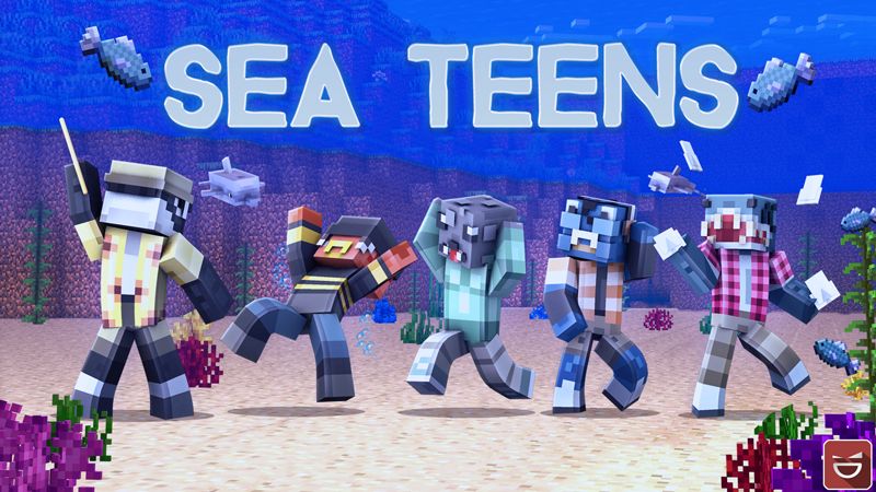 Sea Teens on the Minecraft Marketplace by Giggle Block Studios Sea Teens on the Minecraft Marketplace by Giggle Block Studios